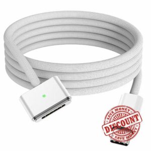 BOUTOP USB C to Mag-Safe 3 Cable 140W PD Fast Charging USBC Mag Safe 3 Charging Cable Compatible with MacBook Pro M1 2021/M2 2023(14”/16”)