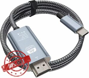 3BAO USB C to HDMI Cable 4K@60Hz 5M