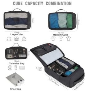 Carry on Large Capacity Water Resistant Anti Theft Backpacks with USB Charging Port