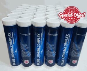 Generic EXOL BLUE LITHIUM COMPLEX GREASE CARTRIDGES 400GM BOX OF 36