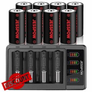 JESSPOW 8 Pack Rechargeable Battery for Arlo
