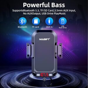 QC 3.0 USB-A/USB-C Charger Adapte[Stronger Mics & HiFi Deep Bass]Wireless Radio Receiver Hands-Free Calling
