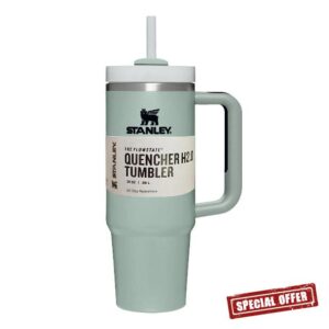 Stanley Cup 40oz Water Bottle Stainless Ice Cup Steel Double Insulated Cup Automobile Cup with Handle Bingba Beer Cup Vintage Mug Bottle