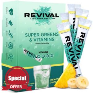 Revival Super Greens Powder with Electrolytes