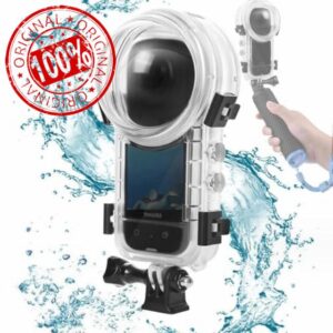 Honbobo X4 Waterproof Case compatible with Insta360 X4 50M Housing Case 360° Invisibility Dive Shell Underwater Protective Case X4 Accessories