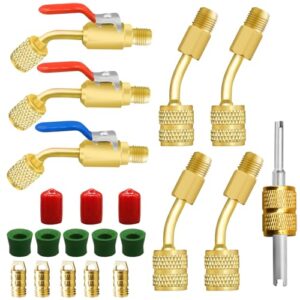 R410A Adapter R410A Refrigerant Low Loss Fittings HVAC for R410A R134A R12 R22 Refrigerant