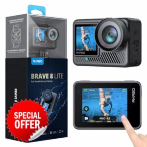 AKASO Brave 8 Lite Waterproof Action Camera - 4K60 Ultra HD Video