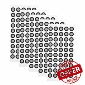 VILLFUL 5 Sheets Scanner Marked Dots 3D Scan Points 3D Scanning Spray Small Scanner 3D Scan Marking Point Film Scanner Lidar 3D Scanner The Pet Refer to Reflective
