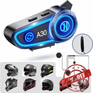 Ravinte Motorcycle Helmet Headset
