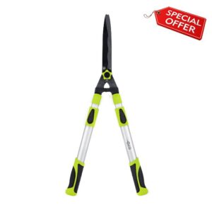 Telescopic Hedge Shears Precision Cutting Extended Reach Comfort Grips 64-84cm Reach Ideal for Hedges