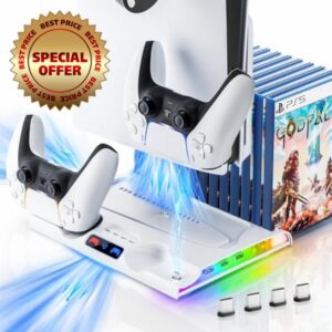 BRHE Stand for PS5 Slim and Cooling Station