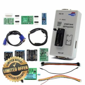 RT809F ISP Programmer LCD Usb Repair Tools With 1.8V Adapter Sop8 Test Clip Tssop8 Ssop8 EDID Cable ICSP Bios Adapters Bios Programmer Ki