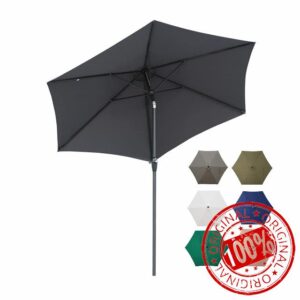 Sekey® 2.7m Grey Garden Parasol Umbrella/Durable Aluminum Parasol