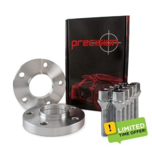 Precision | Hubcentric Wheel Spacers 20mm | Intended for BMW E Series | PCD: 5x120 | 72.6mm | Taper Bolts