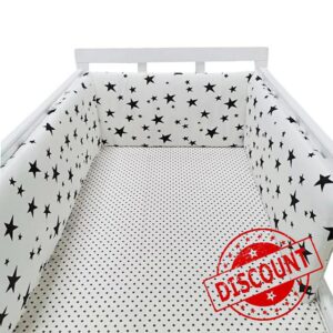 Aocase Breathable Crib Bumper Cot Bumper Breathable Mesh Cot Liner Crib Rail Cover Baby Crib Bumper Baby Boys Girls Nursery Breathable Crib Bedding Baby Bed Bumper