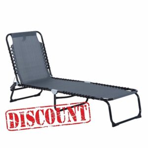 Outsunny Foldable Sun Lounger