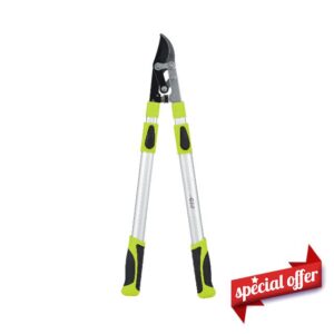 Garden Gear Telescopic Bypass Lopper Effortless 4.5cm Carbon Steel Cutting Blades Extended Reach up to 93cm Perfect for Pruning with Ease & Precisio