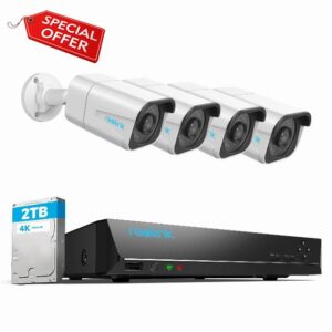Reolink 4K PoE Security Camera System H.265