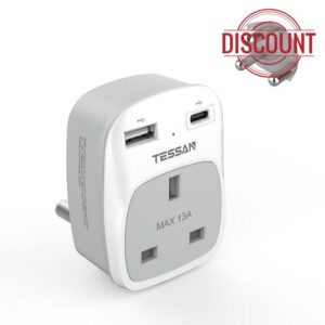 UK to South Africa Plug Adapter