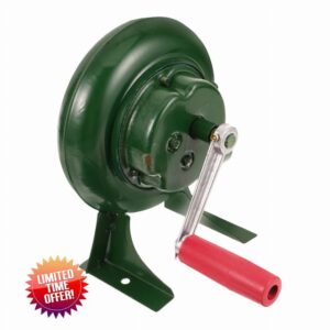 BESPORTBLE Fire Blower Hand Blower Hand Crank Bbq Fan for Outdoor Barbecue and Camping Handheld Iron Wind Mill Gas Fireplace Fan Blowe