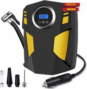Tyre Inflator Portable Air Compressor