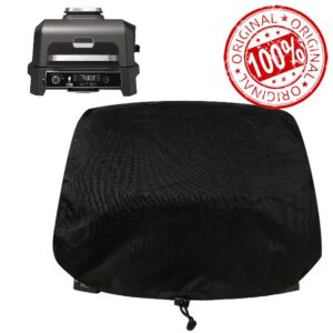 Cover Fit for Ninja Woodfire Pro Premium XL Outdoor Grill [OG951]- 600D Oxford Outdoor Grill & Smoker Cover with 2 Drawstrings for Waterproof Dustproof - Cover Only