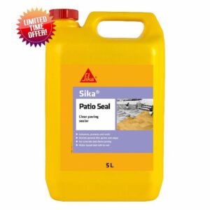 Sika Patio Seal Paving | Water Base Sealer and Appearance Enhancer for New and Recently Cleaned Paving - Clear - 5 Litre