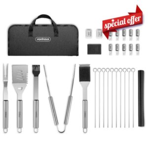 VonHaus BBQ Tool Set with Case