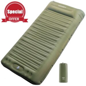Origem Self Inflating Camping Mat - 14CM Upgraded Sleeping Mat with Built-in Pump