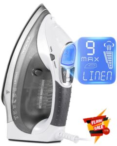 BEAUTURAL 2400 W Steam Iron with LCD Display