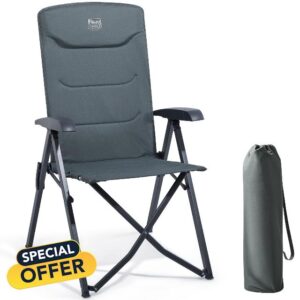 TIMBER RIDGE Camping Chairs for Adults Heavy Duty Portable Folding Garden Chairs