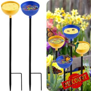 BUAEL 48PCS Bee Watering Stations Set