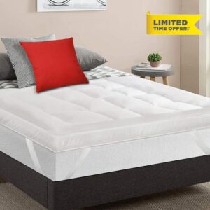 MightySoft Mattress Topper Single Bed 4 Inch Thick