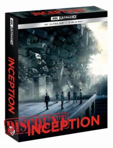 Inception Ultimate Collectors Edition with Steelbook [4K Ultra HD] [2010] [Blu-ray] [Region Free]