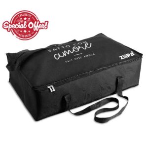 ZiiPa • Oven Cover • Fontana • Colour Anthracite • Protective Cover • Waterproof • Easy to Close • 64 x 40 x 20.5 cm