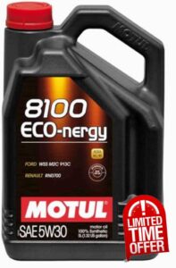 WOL-MOTUL 8100 ECO NERGY 5W30 FULLY SYNTHETIC OIL A5/B5 102898 Fuel Economy Engine Oil(5 L)