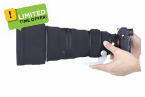 CHASING BIRDS Camouflage Waterproof Lens Coat for Sony FE 300mm F2.8 GM OSS Rainproof Lens Protective Cover (Classic Black