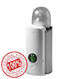 Portable Bottle Warmer | Rechargeable Wireless Milk Warmer | Baby Bottle Warmer | USB Baby Milk Warmer | Breastmilk Bottle Warmer Temperature Display for Breastmilk Or Baby Formula