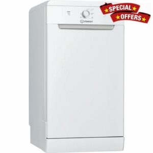 Indesit DF9E 1B10 UK 9 Place Settings Slimline Dishwasher - White            [Energy Class F]