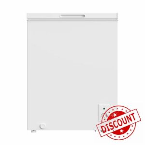 SIA SCF100WE Freestanding 99L White Chest Freezer With Wire Basket