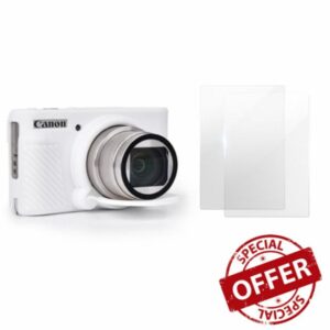 VOVMOEYA SX740 Camera Case Accessories Set[with 2 LCD Tempered Films]