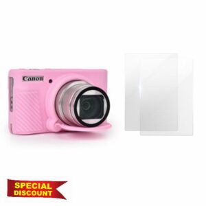 VOVMOEYA SX740 Camera Case Accessories Set[with 2 LCD Tempered Films]