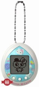 TAMAGOTCHI Nano Hello Kitty 50th Anniversary Blue Shell | 4cm Blue Hello Kitty Virtual Pet Handheld Games Machine | Raise An Electronic Cyber Pet With Hello Kitty's Help With This Sanrio Toy