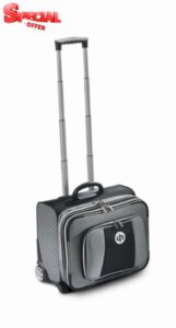 ibowl Drakes Pride Low Roller Trolley Bag Silver B4296