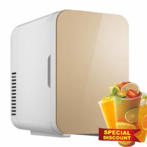 Feziwurs Car Fridge - Energy Saving 12 Volt Refrigerator Mini Freezer | Compact Design Portable Fridge for Car