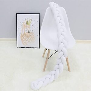 100% Cotton Soft Knot Pillow Baby Bed Cushion All Round Braided Protector