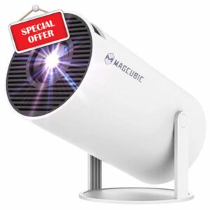 Maxwork enterprizes Mini Projector - Indoor & Outdoor Smart Projector for Bedroom - 1280x720 HD Resolution