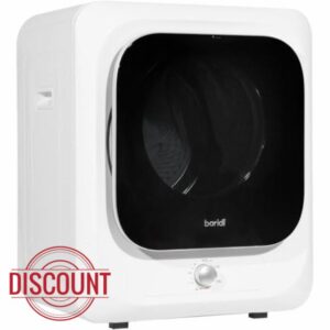 2.5KG Portable Worktop Tumble Dryer - White Compact Mini Clothes Spin Dryer            [Energy Class A++]