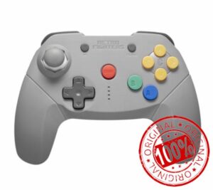 Retro Fighters Brawler64 Nintendo Switch Wireless Bluetooth NSO Edition Grey