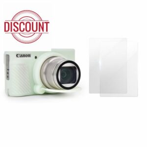 VOVMOEYA SX740 Camera Case Accessories Set[with 2 LCD Tempered Films]